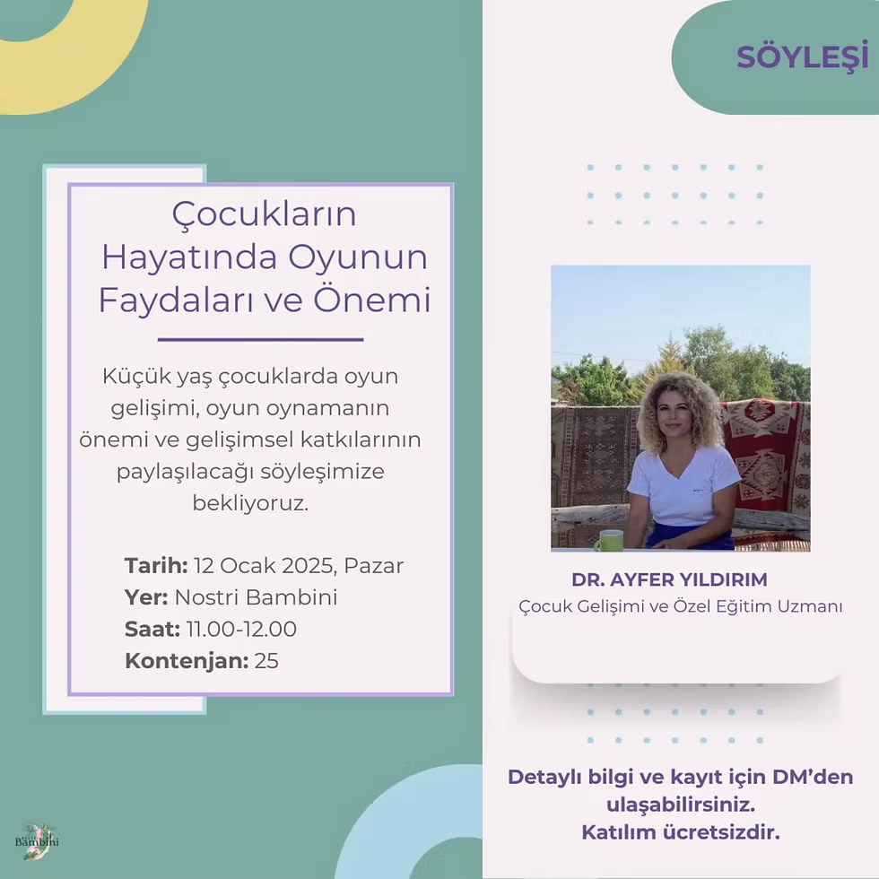 SÖYLEŞİ◢ Çocukların Hayatında Oyunun Faydaları ve Önemi / Dr. Ayfer Yıldırım